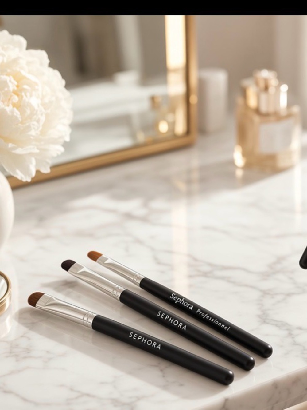 NWT Sephora Collection PRO Eye Brush Trio Bundle - Shader, Smudge & Brow